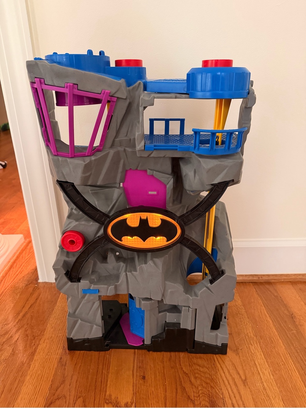VINTAGE 2015 Mattel Imaginext DC Batman Batcave Playset